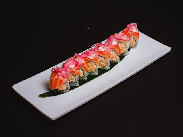Yuzu Salmon Roll.