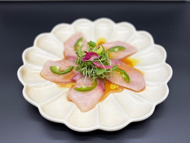 Yellowtail Carpaccio.